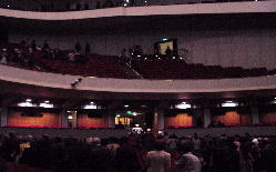Inside of the theater